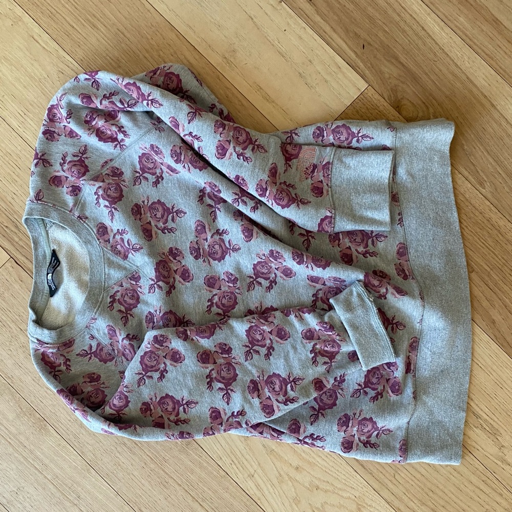 The North Face sweatshirt